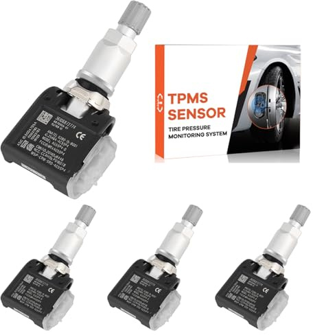4 Stück Reifendrucksensor Reifendruckkontrollsystem TPMS Sensor RDKS 433 MHz Kompatibel mit BMW 5er G30 G31 7er G11 X3 G01# 36106872774, 6872774, 36106876957, 6876957