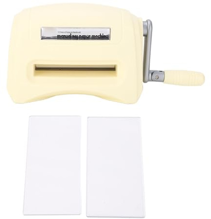 Macchina fustellatrice manuale per carta e embossing, ABS compatta 160x95x75mm 80-250g / m² - Taglio ed embossing precisi, leggera e resistente per scrapbooking e fai da te