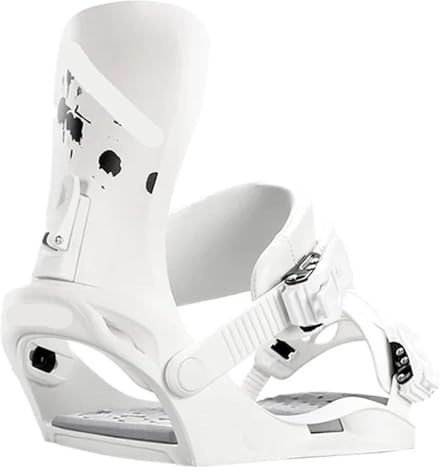 Snowboard bindningar metallklipp, Justerbara All Mountain Snowboard-bindningar for vuxna vit storlek L