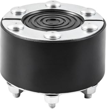 YedZen Guarnizione ad anello universale per pareti da 100 mm, guarnizione per canalina per tubi e cavi con diametro da 0 a 45 mm, inserto in gomma con lamiera di ferro zincata a freddo (100 mm)