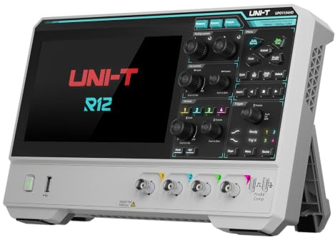 UNI-T UPO1000HD Series High-Resolution Oscilloscope – 12-Bit ADC, 1.25GSa/s, 100Mpts Memory, 7-inch Touchscreen(UPO1152HD 2CH 150Mhz)