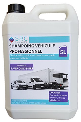 GRC - SHAMPOING VÉHICULE PROFESSIONNEL BRILLANT - 5L