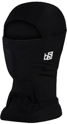 BLACKSTRAP Hood Balaclava Face Mask – Cold Weather Ski Mask for Men & Women, Headwear That's Breathable, Moisture-Wicking, and Helmet-Compatible (One Size, Black)