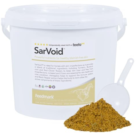Feedmark SarVoid™ | Horse Supplement with Powerful Nutrients for Healthy Blemish-Free Skin | 30 Days Supply | 1.5kg | 100% British Made