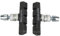 FISCHER Bremsschuhe | Bremsbeläge | für V-Bremse und Cantilever-Bremse | für Fahrräder und E-Bikes geeignet | DIN EN 14766 | 2 Stück