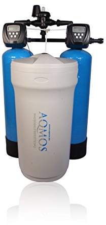 Hochwertiger Aqmos Doppelenthärter CMD2-120 Clack | Wasserenthärtungsanlage für Haushalte bis zu 7 Personen | Entkalkungsanlage | Antikalkanlage | Doppelenthärtungsanlage | Entkalker