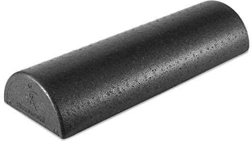 ProsourceFit High Density Foam Rollers 18 - inches long. Firm Full Body Athletic Massager for Back Stretching, Yoga, Pilates, Post Workout Trigger Point Release, Black