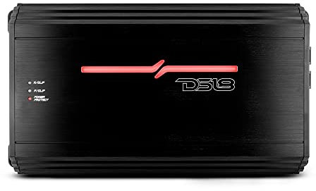 DS18 ZR1600.4D Car Amplifier Class D 4-Channel Stereo Full Range Amp 7200 Watts Peak Power - Adjustable Frequency High/Low Pass Setting - Guaranteed to Supercharge Your Car Audio Sound System