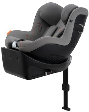 CYBEX Sillita de auto Sirona Gi i-Size Comfort incl. Base, De 3 meses a 4 años aprox. (Desde el nacimiento con adaptador), Máx. 20 kg, 61 - 105 cm Lava Grey