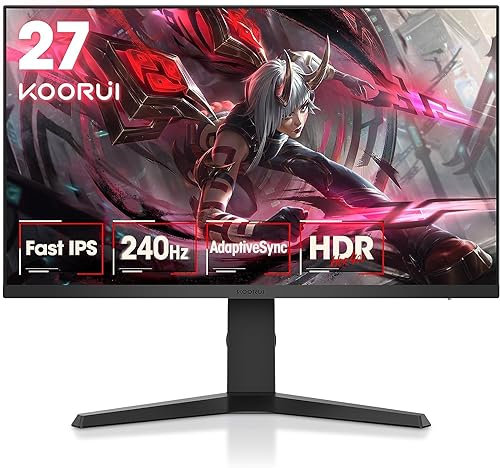 Koorui 22N1 PC monitor 54.6 cm [21.5] 1920 x 1080 pixels Full HD Black (Koorui 22N1 21.5' VA Full HD 1920 x 1080 Business Monitor)