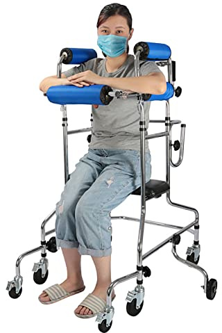 Lauflernhilfe für Senioren, leicht, Aluminium, zusammenklappbar, extra breit, verstellbar, medizinischer Gehrahmen, Mobilitätshilfe für Erwachsene, Reisen, Stern des Lichts