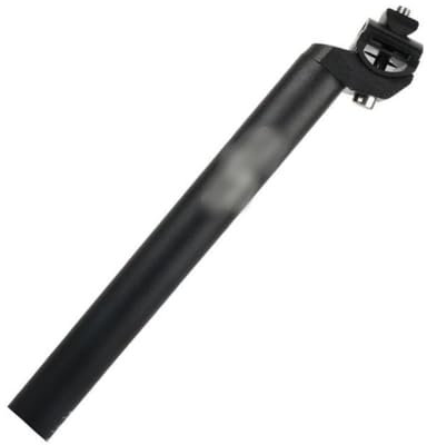 Fahrrad Sattelstütze,Bike Federsattelstütze 25,4 27,2 28,6 30,4 30,8 31,6 * 450 Verlängerte Fahrradsitzrohr Sattelstange (Color : 28.6X350 Black)