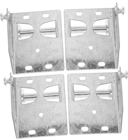 Veemoon 2pares Repuesto De Puerta De Garaje Soportes De Sección Inferior Made of Iron Resistant