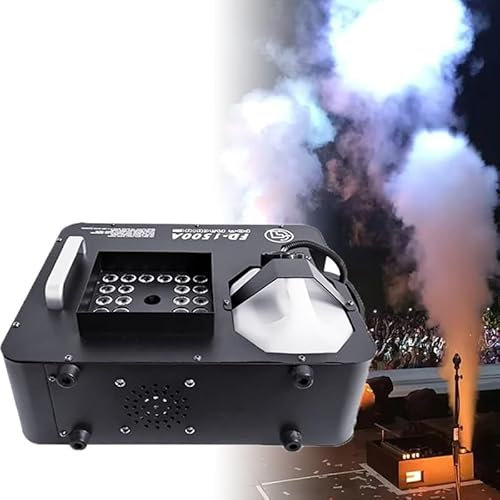 Máquina De Humo Con Efecto De Escenario, 24 Lámparas Rgb De 1500W, Máquina De Hielo Seco (Distancia De Pulverización De 6 a 8M), Salida De Niebla De 1800 Pies Cúbicos