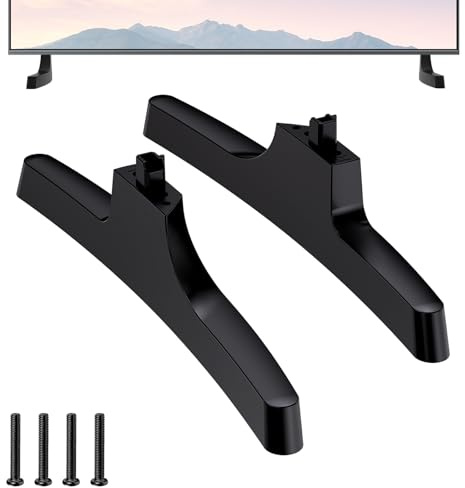 TV Pedestal Feet for Samsung TV Legs Only for UE32J400D UE32J4500AK UE32J4510AW UE32J5000AW UE32M4002AK UE32N4000AK UE32T4300AK UE32T5300AK TV Stand Legs Replacement for Samsung with Screws