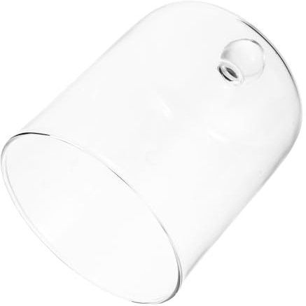 Cabilock Craft Display Dome Glass Cover Bell Jar Lid for Wedding Decor Home Office