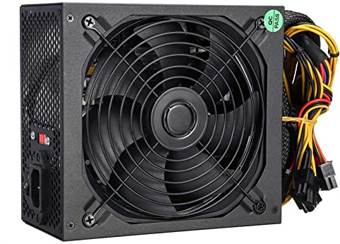 Wtukmo ATX Alimentation minière 2000 W 2400 W 2600 W 180 V-260 V pour PC Bitcoin 95 % d'efficacité Support 8 cartes vidéo GPU pour BTC Miner (2600 W)