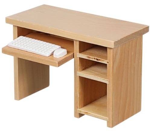 Milisten Puppenhaus Möbel Set mit und Tastatur Dekoration für Heim und Puppenstube
