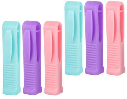 EXHUMKY Apribottiglie per Ampolle in Plastica 6 Pezzi Design Scanalato Antiscivolo, Rompifiala Portatile Piccolo Ergonomico per Infermieri e Operatori Sanitari