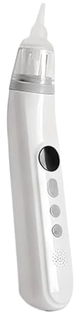 Aspirador nasal eléctrico, dispositivo calmante recargable e impermeable | Aspirador nasal con punta de silicona para la infancia - para niñas y niños en casa de viaje a paseo en excursión