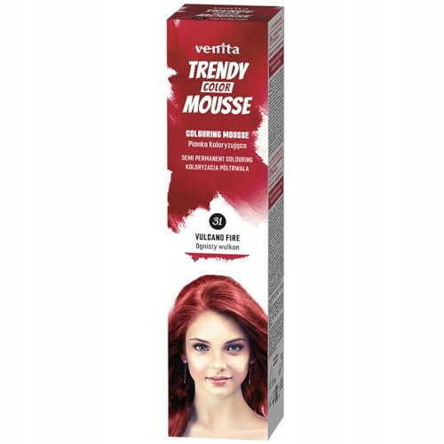 Venita Trendy Color Mousse Haarfärbemittel, 31 Vulkan, 75 ml