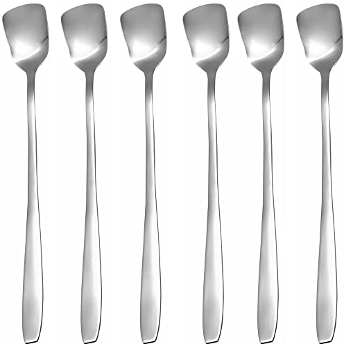 GRÄWE Eislöffel 6 Stück lang, Edelstahl, Serie Königstein