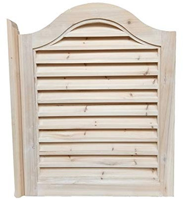 BOCbco Swinging Doors Cafe Doors Solid Wood Half Door Cowboy Door Bar Cut Off Fence Gate Make Old Doors Customizable Single Leaf Double Door/a/85 * 90Cm