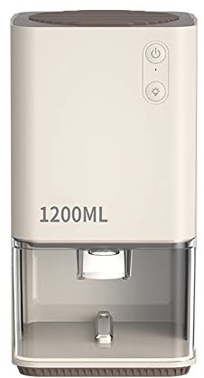 Breadom Deumidificatore 1200ml, deumidificatore Quadrato Domestico, con Luce Notturna LED commutabile, Ampio Ventilatore, deumidificazione efficiente, Portatile e Ultra-Silenzioso