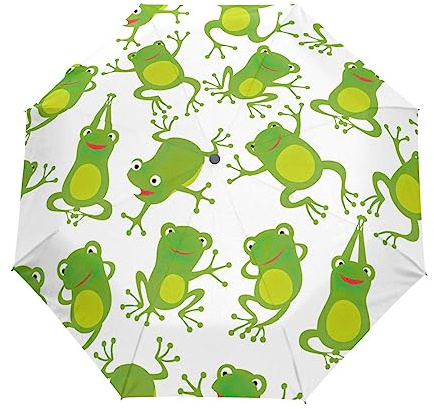GAIREG Regenschirm, Lilien und Libellen, winddicht, automatisches Öffnen, Schließen, Reise-Regenschirme