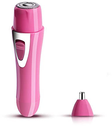 Epilator för kvinnor, 2-i-1 USB ansiktshårborttagningsenhet, damrakapparat för ansikte haka arm ben armhålsbikini, epilator för kvinnor ansiktshår borttagning (röd)