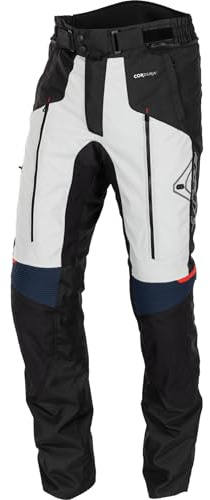 Büse Monterey wasserdichte Motorrad Textilhose, hellgrau, 54
