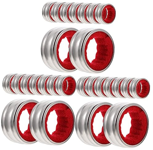 Cabilock 27 Stk Flaschenhalsfänger edelstahlringe flaschenbürste weinflaschen Weintropfstopper Tropfenfänger -Tropfring Rostfreier Stahl Halsband Ring Ring