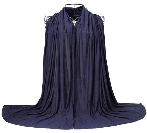 Ever Bloom Kopftuch Damen Hijab für muslimische Frauen lang- Muslim Kopfbedeckung Schal Atmungsaktiv - Premium 190 x 70 cm