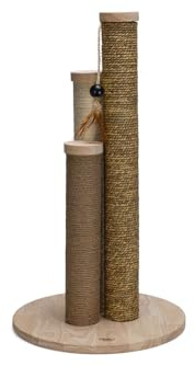 Designed by Lotte Willa, Kratzbaum, Holz, 39,5x39,5x70 cm