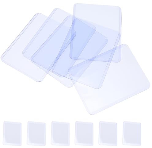 CORHAD 30stücke Transparente Kartenhüllen Aus Pvc Doppelseitige Schutzfolie Für Spielkarten Postkarten Und Visitenkarten Robust Langlebig Und Hautfreundlich