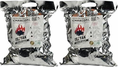 Premium Fast Light Charcoal Instant Start BBQ Grill 2Kg Bag (4KG (2 Bags))