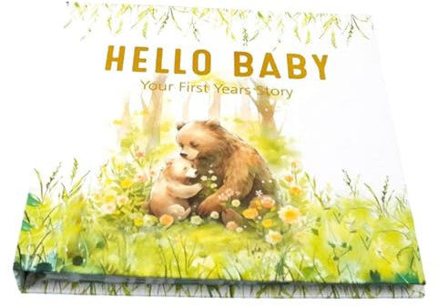 Baby-Scrapbook Album, Erinnerungsbuch für Babys, Buch und Tagebuch für | Baby Scrapbook Baby Milestone Book zum Aufzeichnen jedes Ereignis von der Geburt bis 5 Jahre, Babytagebuch für die