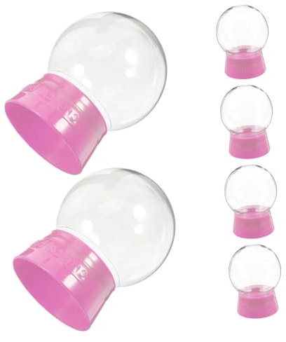 VINTORKY Handgemachte Kristall Zubehör Kunststoff Wasser Globe Jar Cap Weihnachten Dekorationen Für Zu Hause