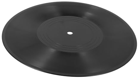 Decoración de Pared Discos Vinyl Records Negro Vintage | Plástico, Diseño Mural Portátil Resistente, Fiesta Musical y Ktv, Estilo Creativo