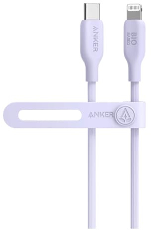 Anker 542 PowerLine USB-C to Lightning Cable, MFi Certified, 30W Fast Charging, 3ft, Black