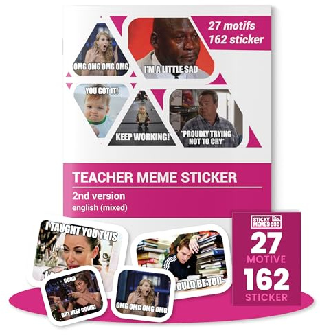Lot de 162 autocollants 27 motifs enseignants Cadeau pour Cadeau d'adieu