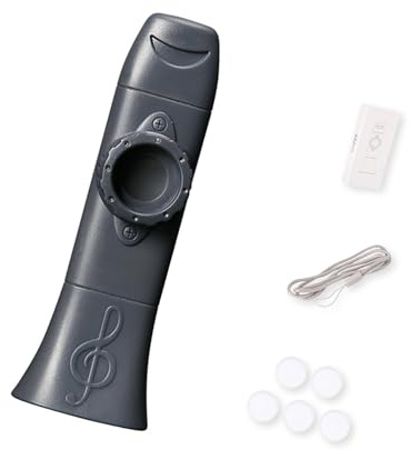 mioosho Professionelles Kazoo-Instrument mit Umhängeband und 5 Ersatzmembranen für Kinder, Erwachsene, Musikbegeisterte und Anfänger