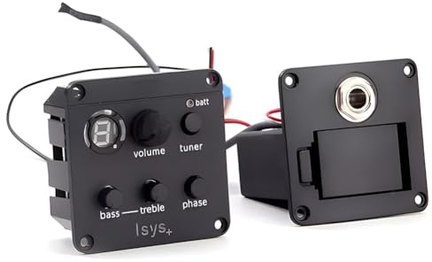 Pickup per chitarra acustica Sistema di preamplificazione a bordo Piezo Pickup Mic Blend Preamp Chitarra Acustica Classica Sintonizzatore EQ Pickup Piezo per ISYS+ Accessori