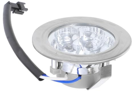 Holibanna Bombilla LED Redonda para Campana Extractora, Repuesto | Vidrio y Metal, Instalación Sencilla, Iluminación Brillante para Cocina y Cocción