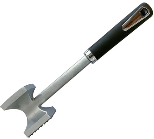 Zuoeay Kitchens Essential - Ablandador de carne eficaz y multiusos para ablandar y triturar en la cocina, ablandador de doble cara