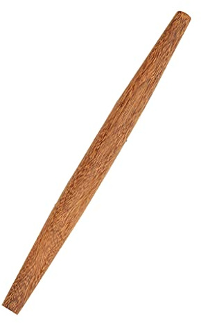 Mattarello in legno con manico francese per artigianato e fantasioso per giocare in legno massello naturale, regalo per amanti della cottura al forno Dura mattarello francese in legno