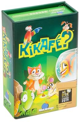 Blue Orange - Kikafé - Jeu de Carte de Rapidité - Jeu de Mémoire Multijoueurs - Idéal pour s'Amuser Entre Amis ou en Famille - Drôle Fun - De 3 à 6 Joueurs - À partir de 6 Ans
