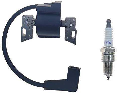 Cancanle 593872 799582 798534 Zündspule mit Zündkerze für Briggs & Stratton 08P502 09P602 09P702 Anker Magneto Rasenmäher