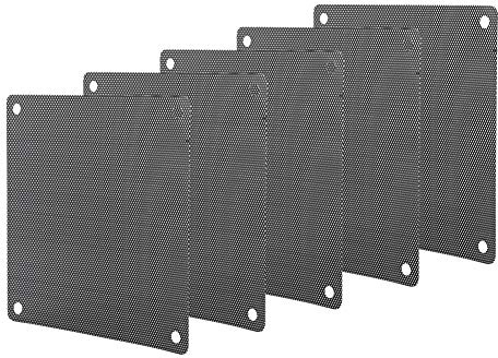 5st PC-dator Dammtät PVC-fläktöverdrag för 120mm * 120mm fläkt