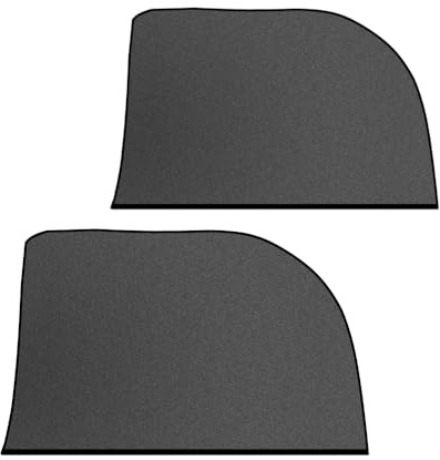 Jané Parasol Coche Bebé Ventana, Protección Solar UV 30+, Antimosquitos, Universal, Transpirable, Pack 2 Unidades, Talla XL, Negro